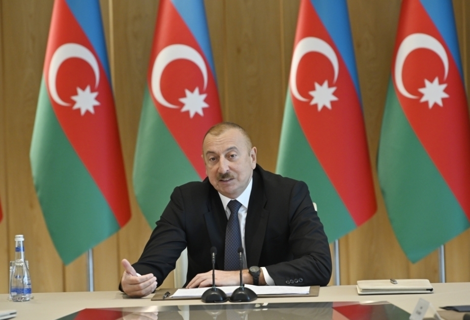 Präsident Ilham Aliyev: Wir haben Armenien von Energie- und Verkehrsprojekten isoliert und es nie verborgen gehalten