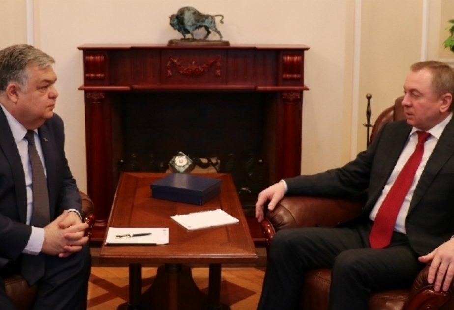 وزير الخارجية البلاروسي يستقبل سفير أذربيجان