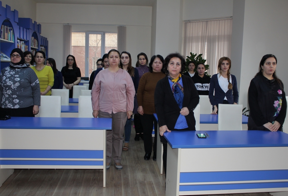 Respublika Uşaq Kitabxanasında 20 Yanvar şəhidlərinin xatirəsi anılıb