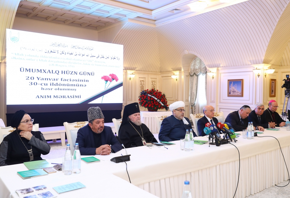 Qafqaz Müsəlmanları İdarəsində 20 Yanvar şəhidlərinin xatirəsini anma tədbiri keçirilib