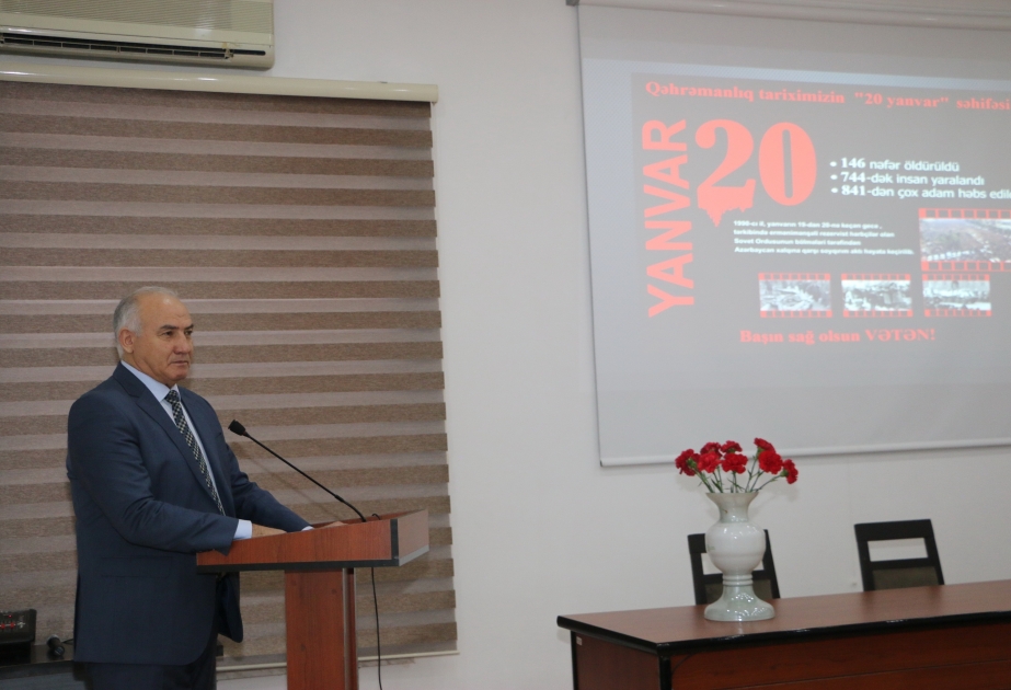 Xalqımız Qanlı 20 Yanvar gecəsi baş verənləri heç vaxt unutmayacaq