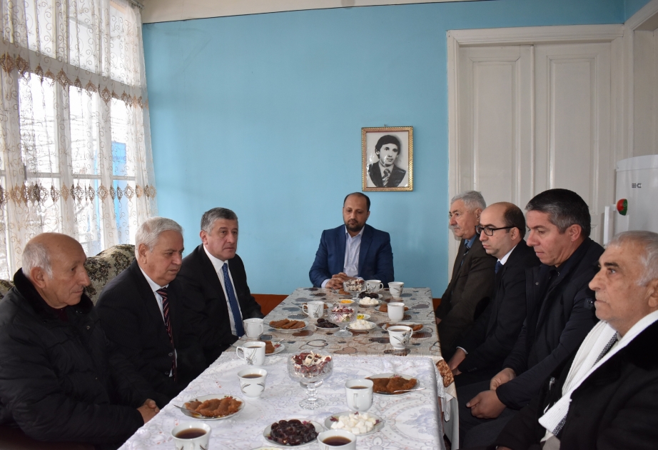 Gürcüstanda 20 Yanvar şəhidinin məzarı ziyarət olunub