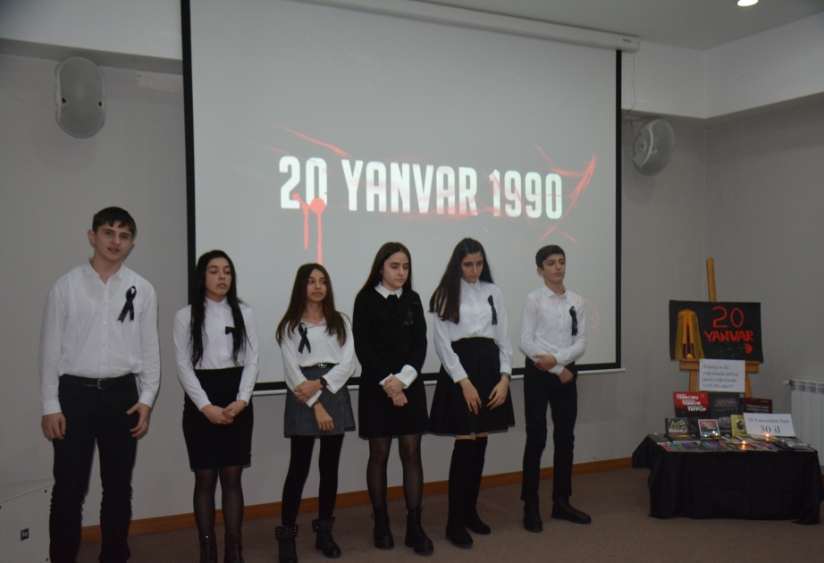 Zaqatalada Qanlı Yanvar faciəsinin ildönümü ilə əlaqədar anım tədbiri keçirilib