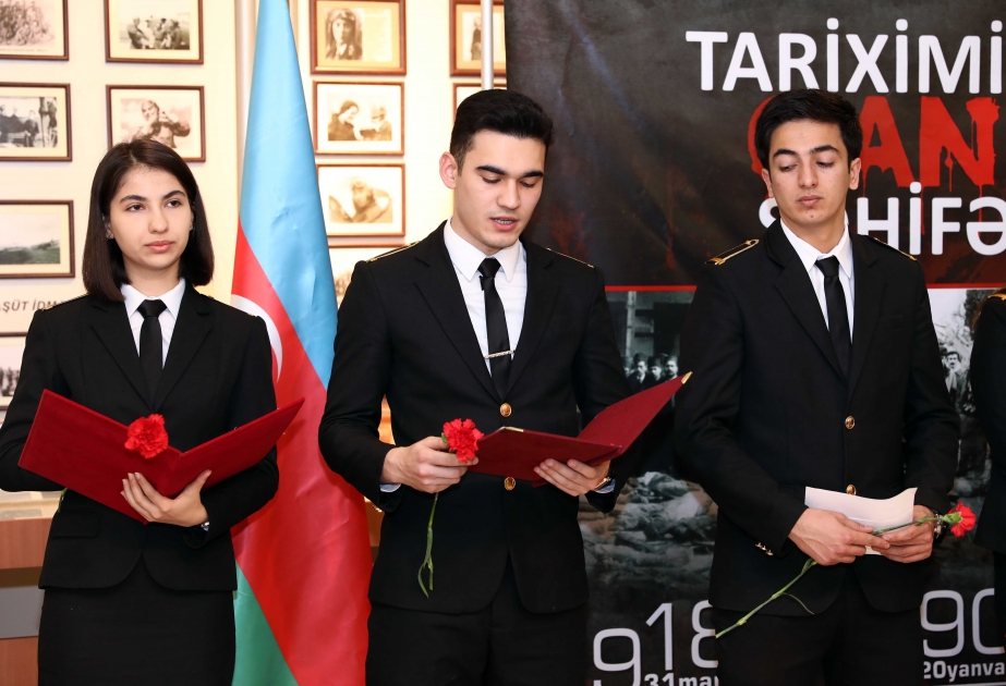 Mülki Aviasiya Muzeyində 20 Yanvar faciəsinin qurbanlarının anım mərasimi keçirilib