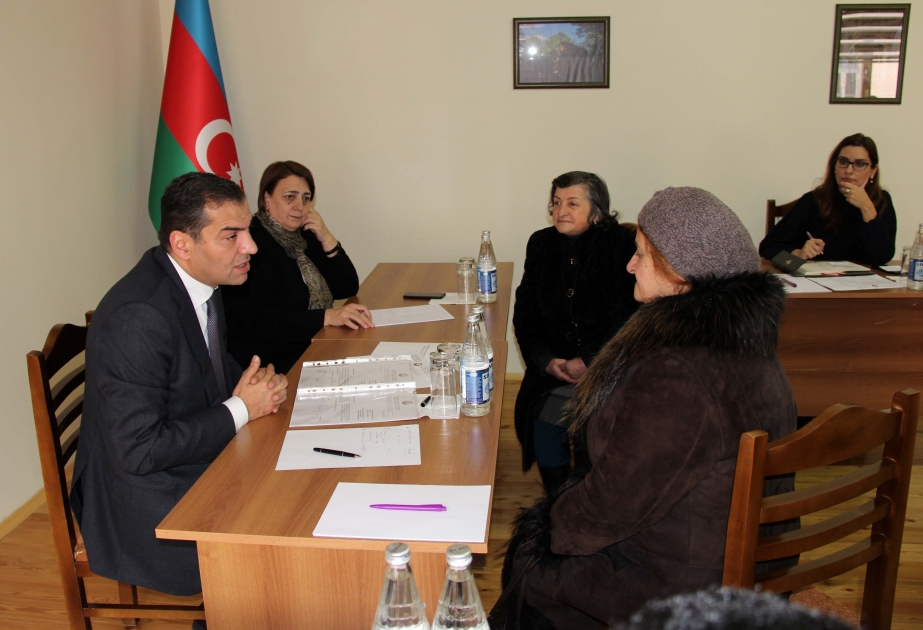 Dövlət Turizm Agentliyinin sədri Şəkidə vətəndaşlarla görüşüb