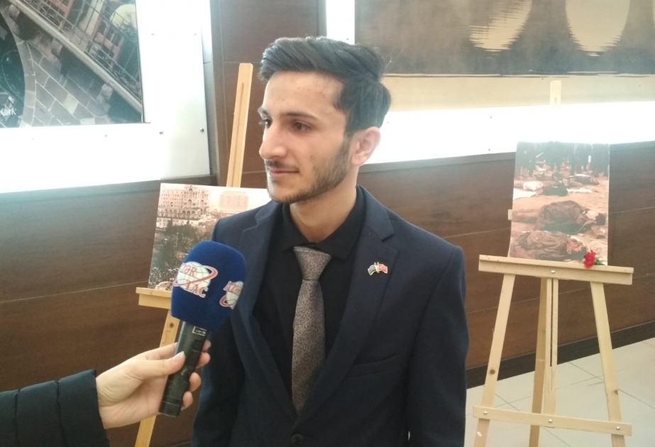 Diyarbəkirdə təhsil alan azərbaycanlı tələbə: şəhidlərimizə ehtiram mənəvi borcumuzdur