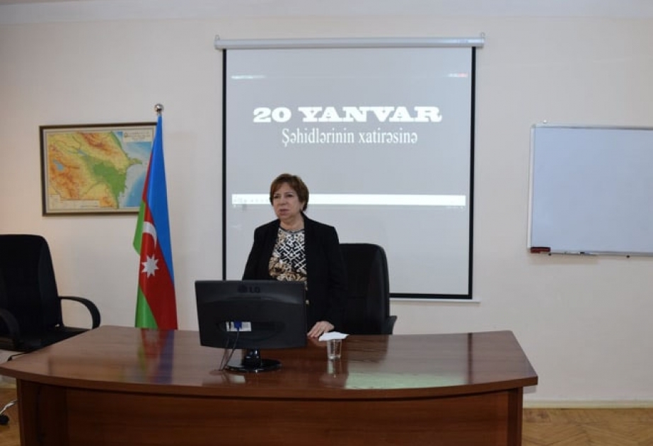 Botanika İnstitutunda 20 Yanvar şəhidləri anılıb