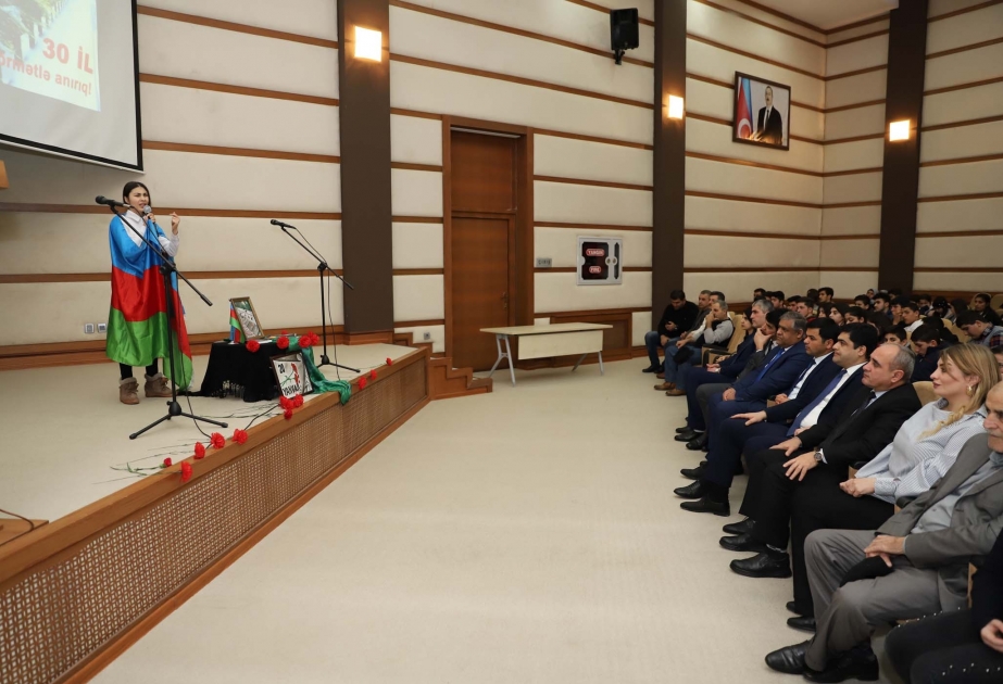 Lənkəranda “20 Yanvar-qürur və iftixar günümüz” adlı anım tədbiri keçirilib