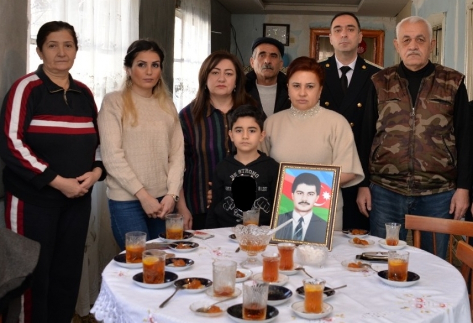 Göyçayda şəhid ailələri ziyarət olunub
