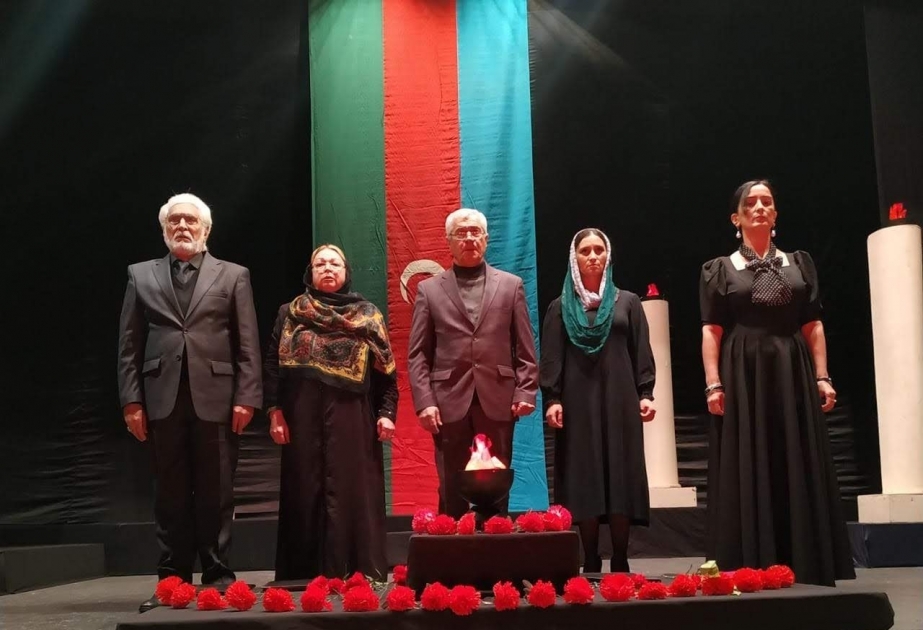 Lənkəran Dövlət Dram Teatrında 20 Yanvar faciəsinə həsr olunmuş tamaşa nümayiş etdirilib