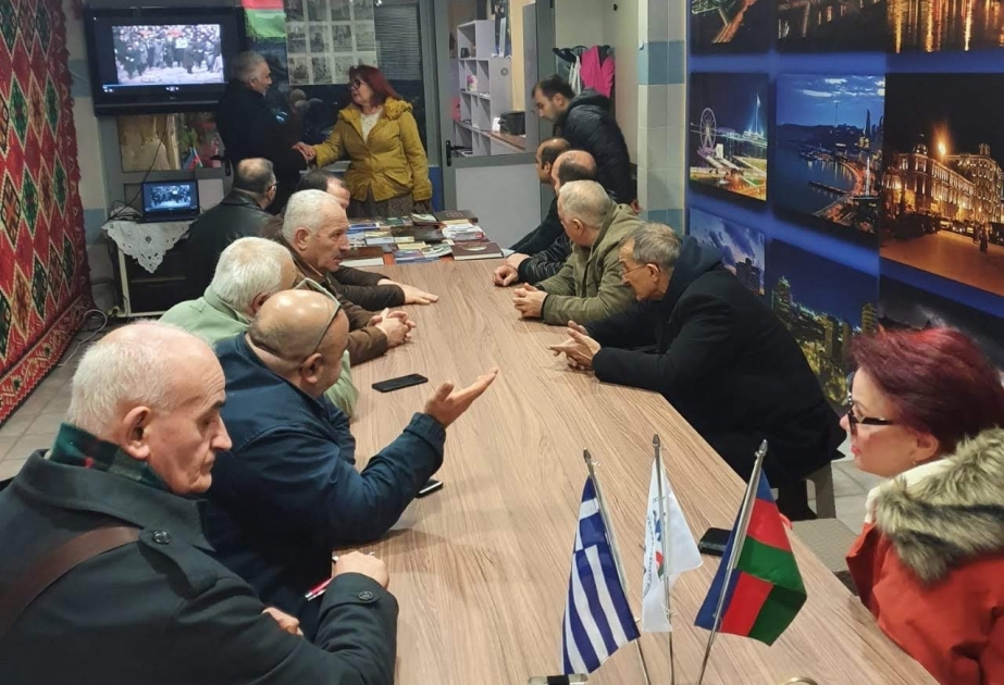 20 Yanvar şəhidlərinin xatirəsi Salonikidə yad olunub