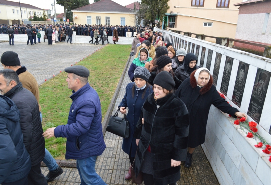 Astarada 20 Yanvar faciəsi qurbanlarının xatirəsi böyük ehtiramla yad edilib