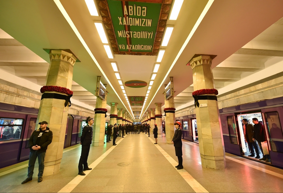 20 Yanvar faciəsi qurbanlarının xatirəsi Metropolitendə ehtiramla yad edilib