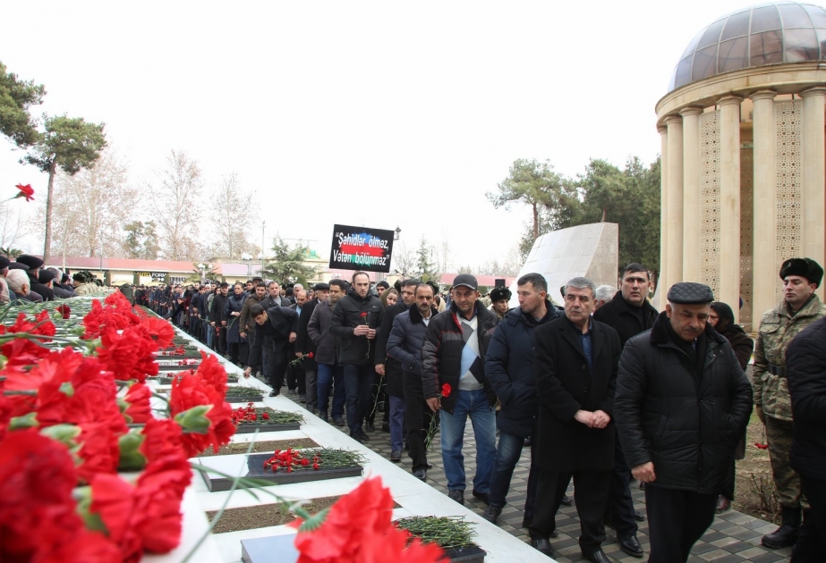 20 Yanvar şəhidləri Azərbaycan tarixinə parlaq səhifə yazdılar