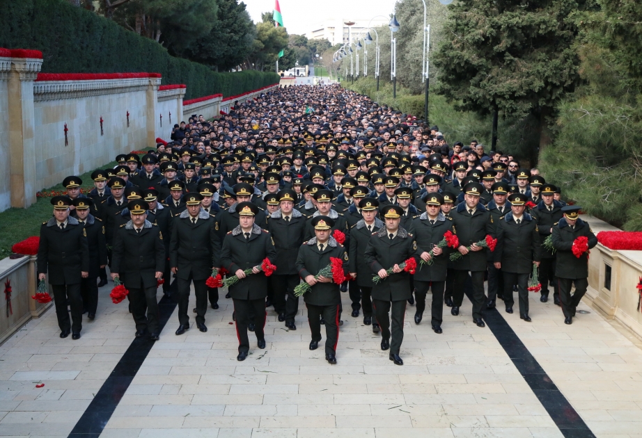 Səfərbərlik və Hərbi Xidmətə Çağırış üzrə Dövlət Xidmətində 20 Yanvar şəhidlərinin xatirəsi yad edilib