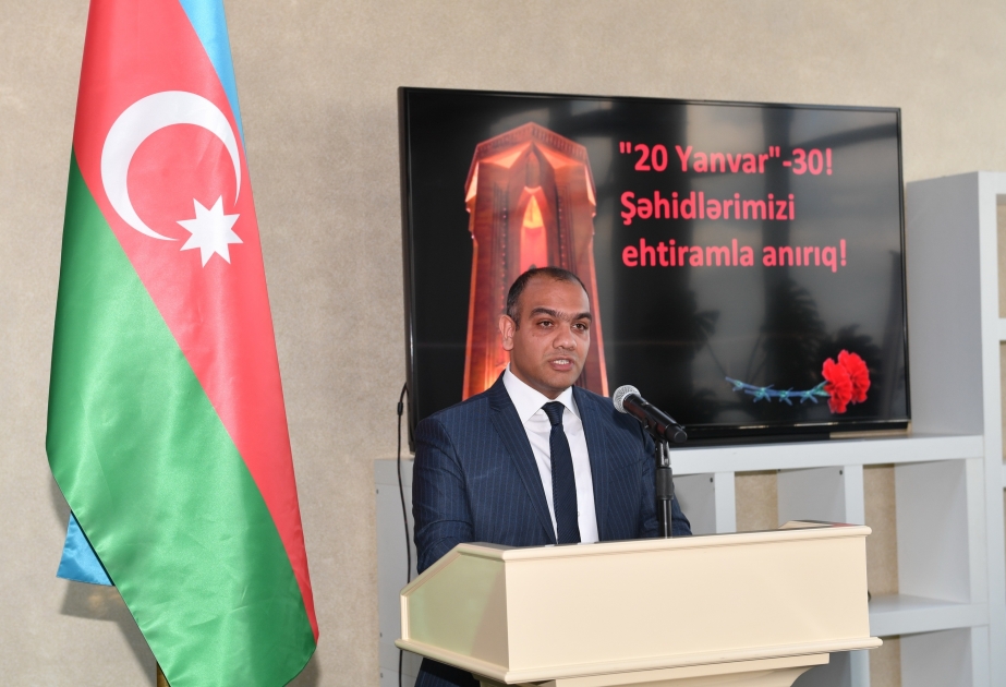 Dənizkənarı Bulvar İdarəsində 20 Yanvar şəhidlərinin xatirəsi anılıb
