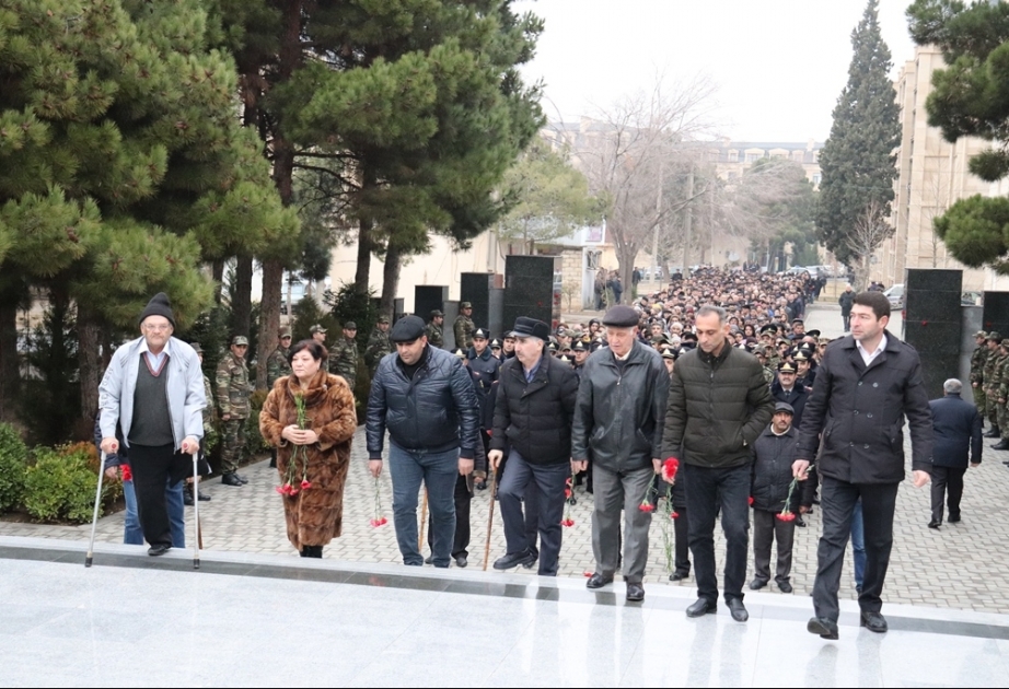 Naftalanda 20 Yanvar faciəsinin otuzuncu ildönümünə həsr olunmuş ümumşəhər tədbiri keçirilib