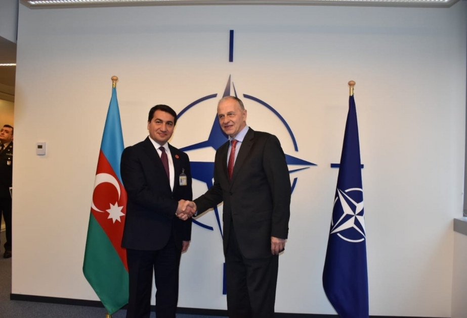 Azərbaycan Prezidentinin köməkçisi NATO-nun mənzil-qərargahında olub