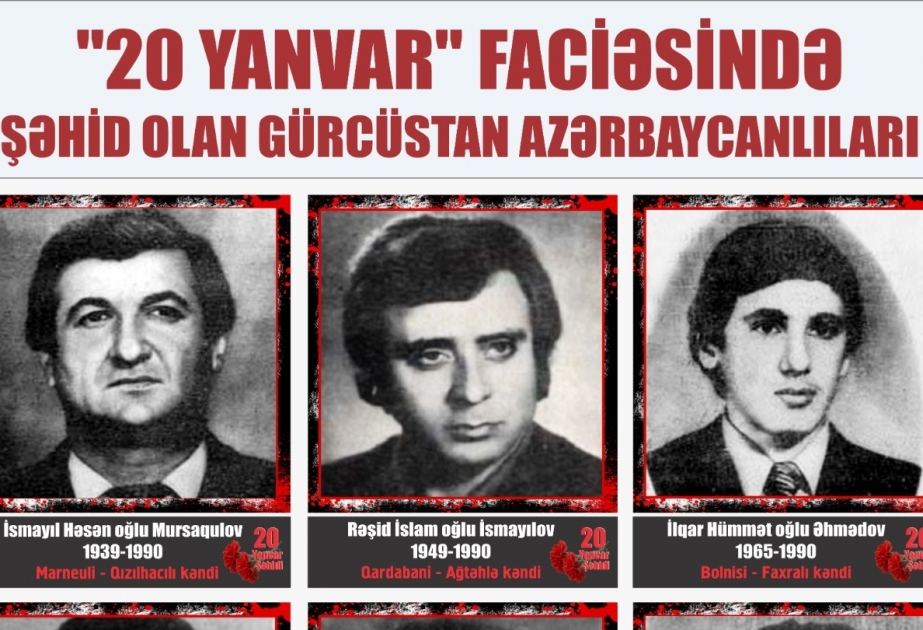 Gürcüstan Müsəlmanları İdarəsi Gürcüstandan olan 20 Yanvar şəhidləri üçün fotoalbom hazırlayıb