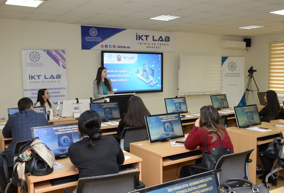 ®  “Azercell” “Təhlükəsiz internet” təliminin keçirilməsinə dəstək olub