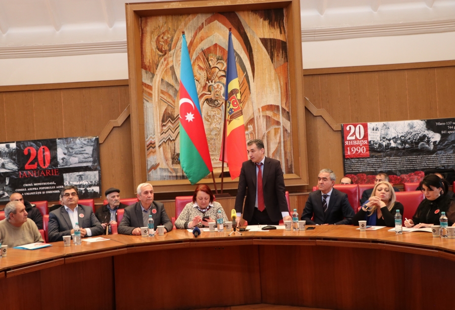 Moldovada 20 Yanvar faciəsinin 30 illiyi ilə bağlı anım tədbiri keçirilib
