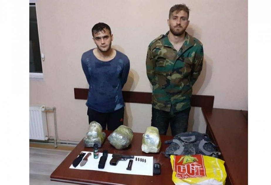 Biləsuvarda İran vətəndaşlarından 16 kiloqram narkotik vasitə və silah-sursat götürülüb
