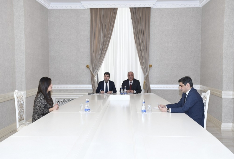 Mədəniyyət nazirinin müavini Xırdalan şəhərində vətəndaşlarla görüşüb