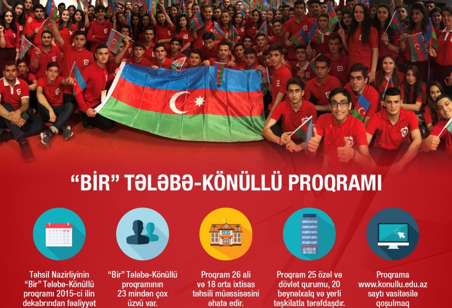Hər tələbə özünə “Bir könüllü” profili yarada bilər