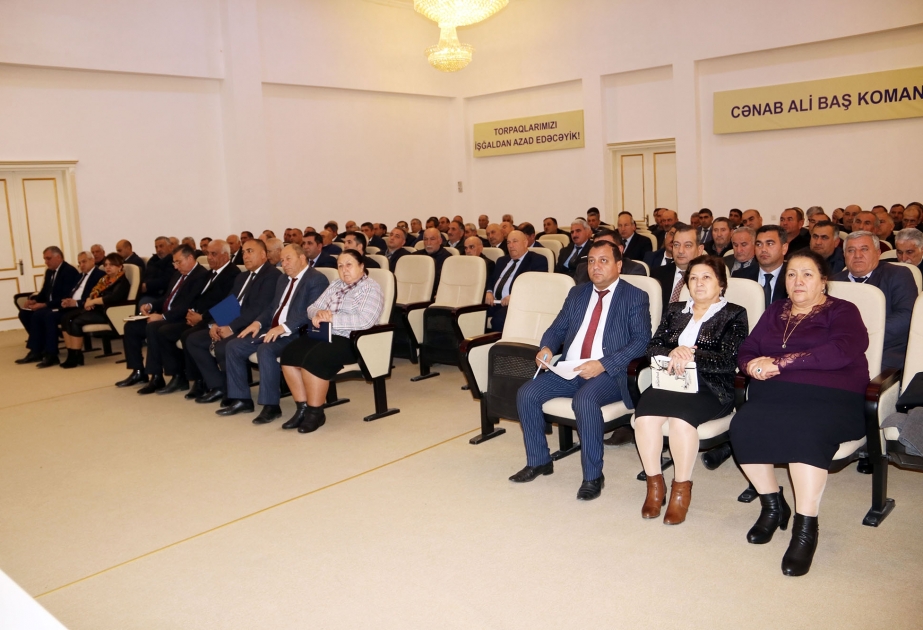 Ağdamda kənd təsərrüfatının inkişafı ilə bağlı qarşıda duran vəzifələr müzakirə edilib