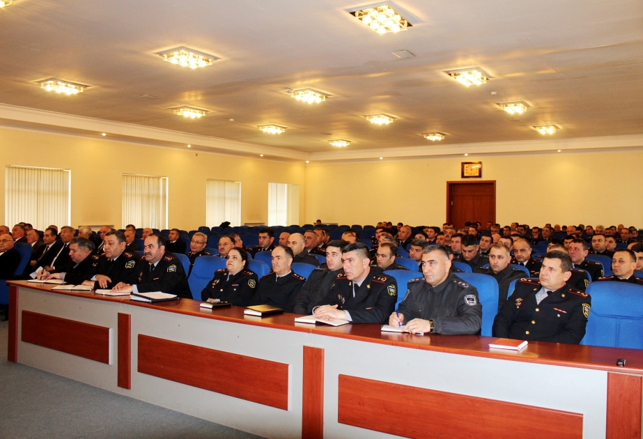 Gəncədə keçirilən növbəti seminar seçki prosesində polisin xidməti fəaliyyətinin daha da təkmilləşdirilməsinə həsr olunub