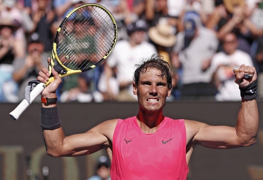 Dünya tennis reytinqində ilk yeri tutan Nadal “Australian Open” turnirinin dördüncü dövrəsinə çıxıb