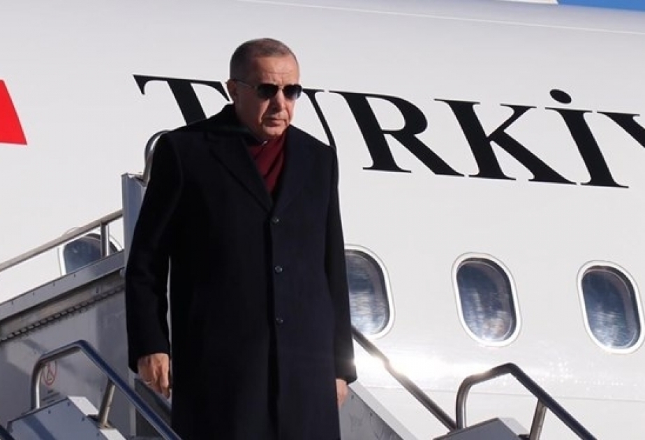 President Erdogan arrives in quake-hit eastern Turkish province