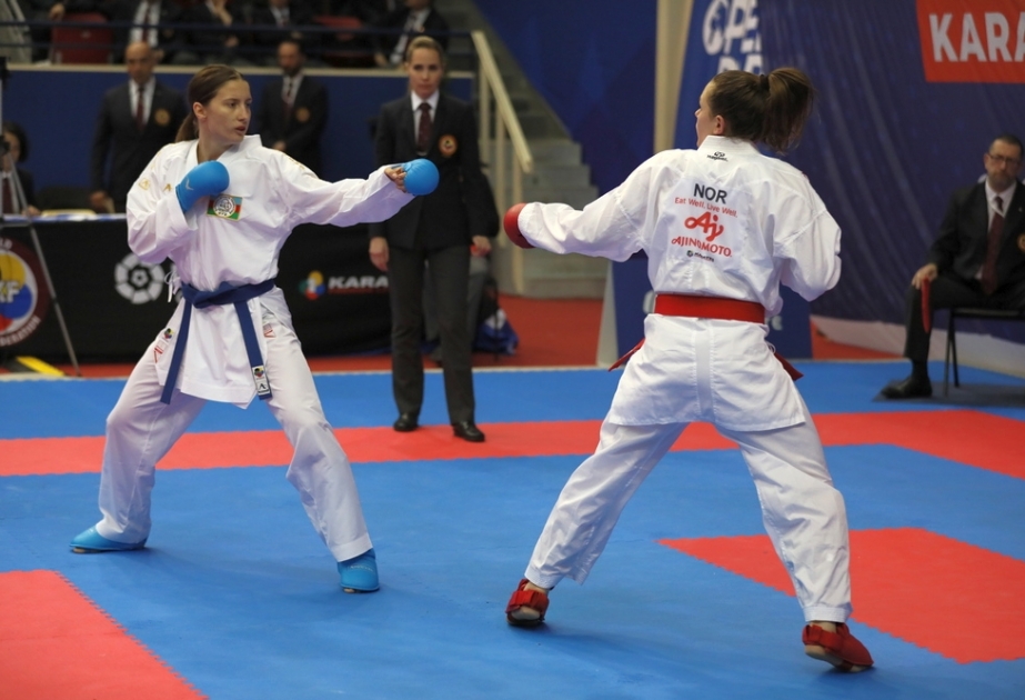 İrina Zaretska Karate 1 Premyer Liqa turnirinin finalına vəsiqə qazanıb