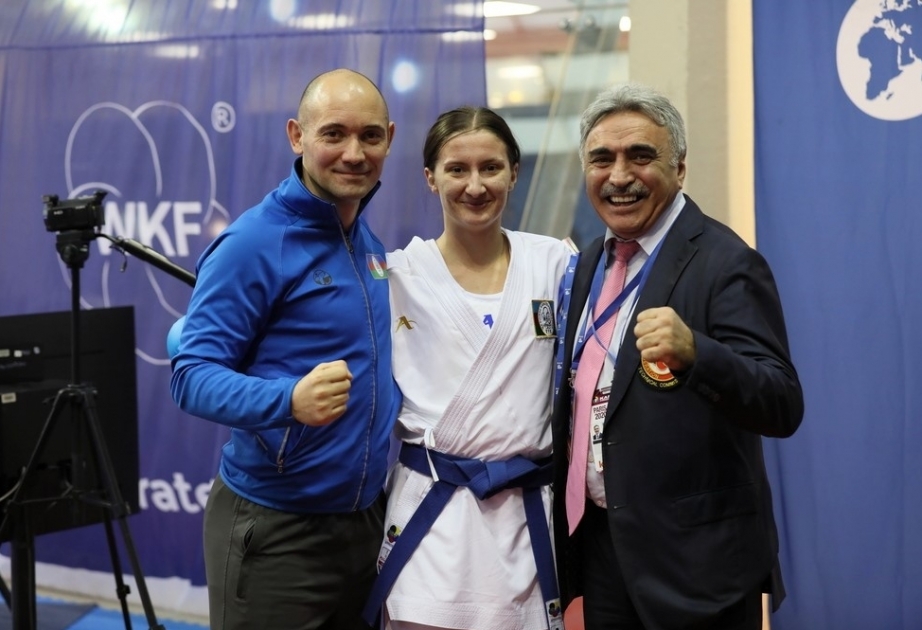 Azerbaijani female fighter takes gold at Karate1 Premier League in Paris