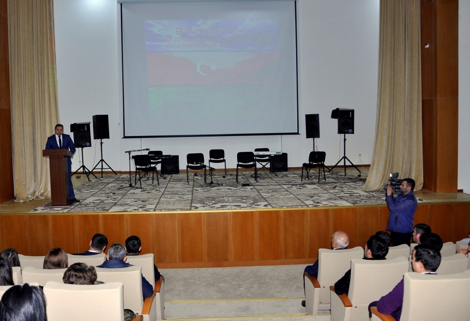 Ağdam rayonunda Gənclər Gününə həsr olunmuş ümumrayon tədbiri keçirilib