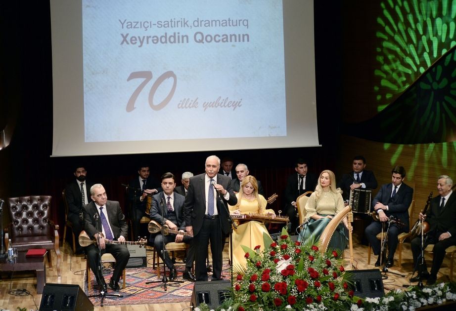 Tanınmış nasir və publisist Xeyrəddin Qocanın 70 illiyi qeyd olunub