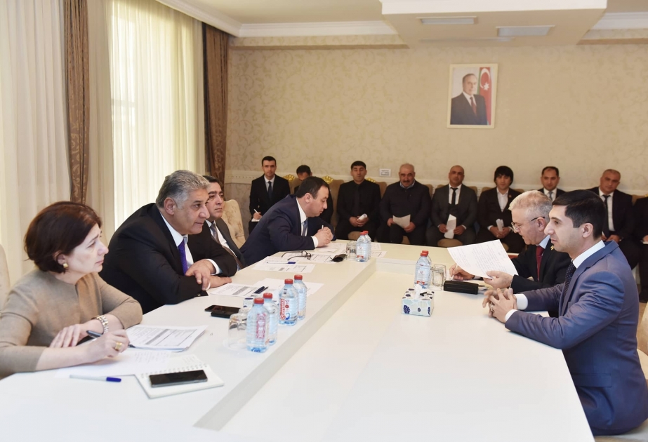 Gənclər və İdman naziri Cəlilabadda vətəndaşları qəbul edib