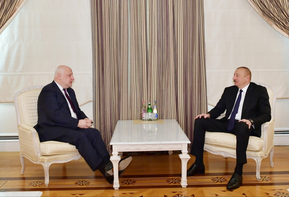 Ilham Aliyev recibió al presidente de la Asamblea Parlamentaria de la OSCE