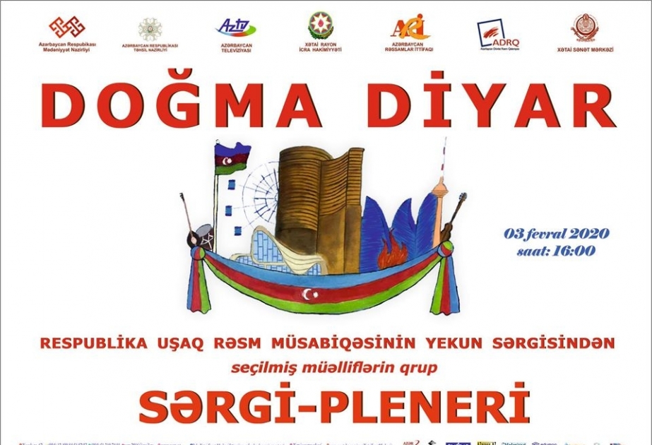 Xətai Sənət Mərkəzində yeniyetmə və gənclərin əsərləri sərgilənəcək