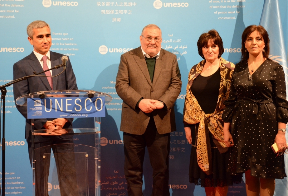 Exhibition of Azerbaijani carpets opens at UNESCO`s Headquarters VIDEO
