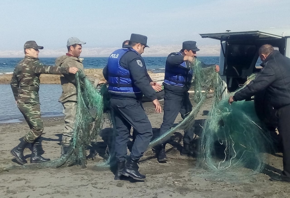 Su hövzələri qadağan olunmuş ov vasitələrindən təmizlənib