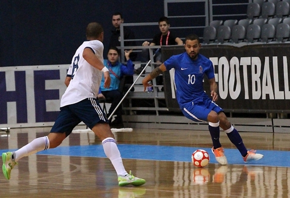 Equipo nacional de futsal de Azerbaiyán vence a Rusia