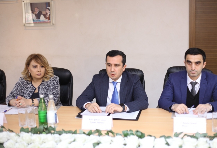 Məktəbyaşlı uşaqlarla əlaqədar xüsusi hallar və həssas qruplarla iş barədə müzakirələr aparılıb