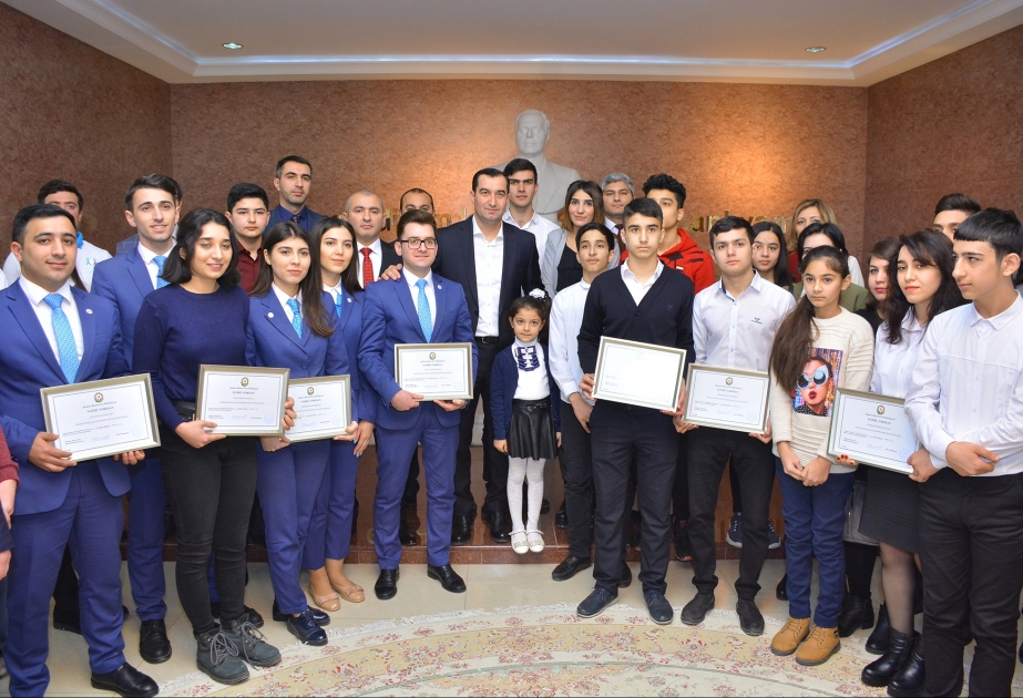 Şamaxıda gənclərlə görüş olub, ahıllar ziyarət edilib