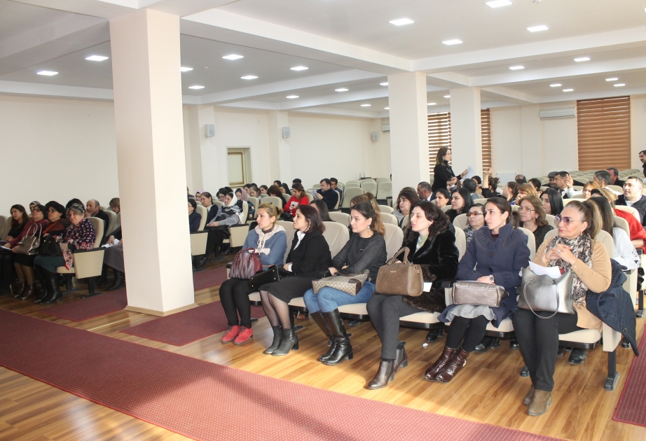 Dövlət İmtahan Mərkəzi qəbul qaydaları ilə bağlı Saatlı rayonunda seminarlar keçirib