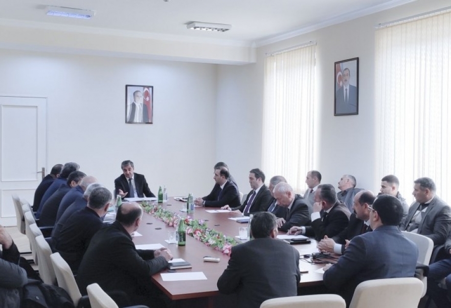 Şəkər çuğunduru istehsalının mövcud vəziyyəti və qarşıda duran vəzifələrlə bağlı regional müşavirə keçirilib
