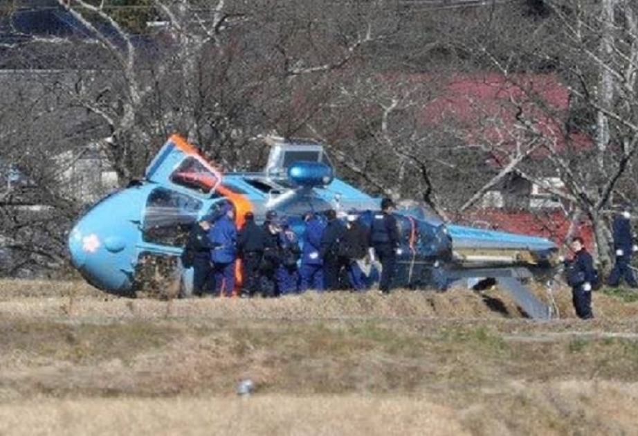 Yaponiyanın Fukuşima prefekturasında polis helikopteri qəzaya uğrayıb