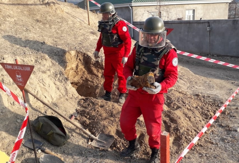 ANAMA yanvarda 470 ədəd partlamamış hərbi sursat və mina aşkarlayaraq zərərsizləşdirib