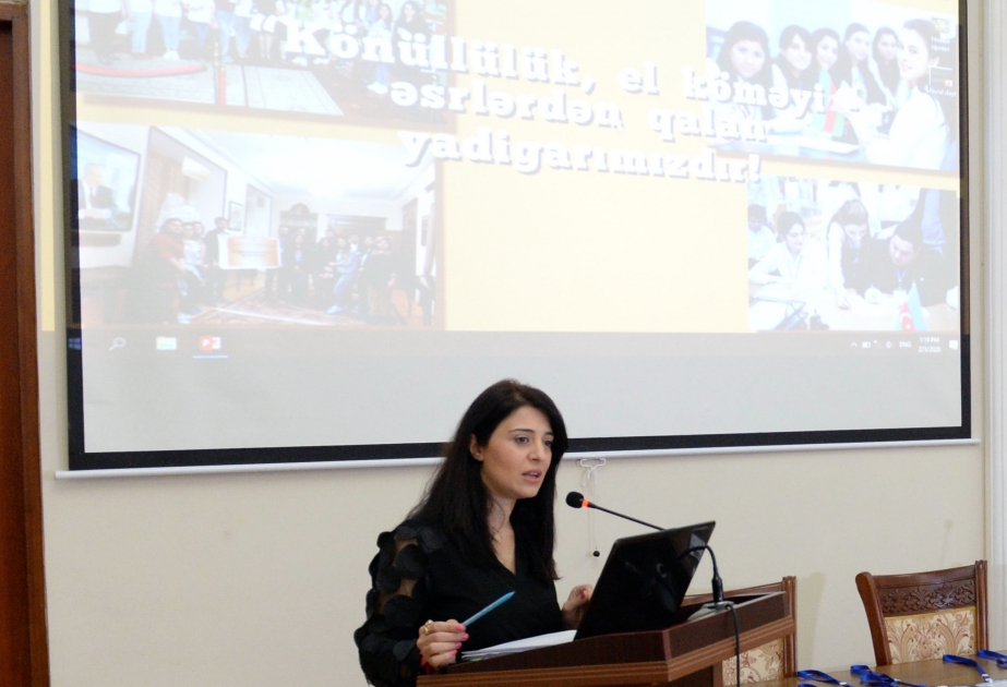 Milli Azərbaycan Tarixi Muzeyində tədbir: Könüllülük, el köməyi - əsrlərdən gələn dəyərimiz