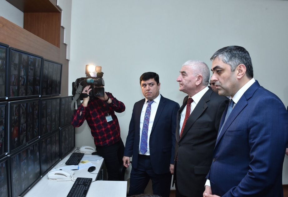 MSK-da veb-kameralara texniki nəzarət mərkəzinə baxış keçirilib VİDEO